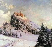 Claude Monet Czorsztyn Castle France oil painting artist